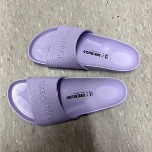Birkenstock Women’s Lilac Slide Sandals